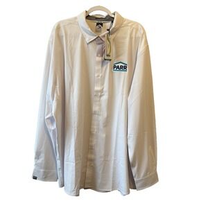 Storm Creek NWT Embroidered Parr Lumber Button Down Shirt Mens 3XLT Workwear UPF